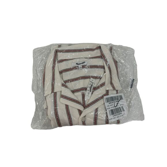 Madewell Easy Short-Sleeve Shirt in Stripe Jacquard L - Picture 7 of 7